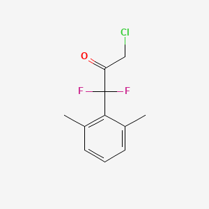 3-Chloro-1-(2,6-dimethylphenyl)-1,1-difluoropropan-2-one