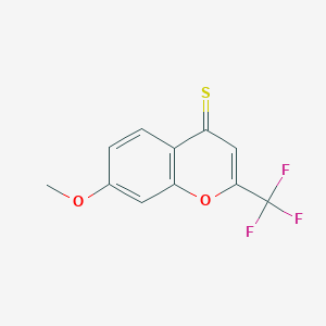 7-Methoxy-2-trifluoromethyl-4H-chromene-4-thione