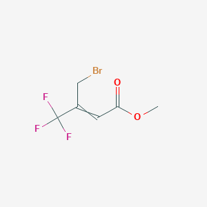 3-Bromomethyl-4,4,4-trifluoro-but-2-enoic acid methyl ester