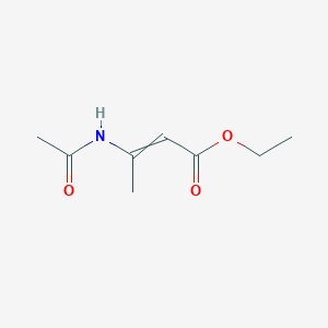 molecular formula C8H13NO3 B15148400 Ethyl (2E)-3-acetamidobut-2-enoate 