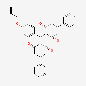 2,2'-{[4-(Prop-2-en-1-yloxy)phenyl]methanediyl}bis(5-phenylcyclohexane-1,3-dione)