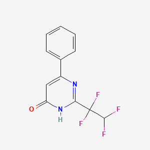 4-Hydroxy-2-(1,1,2,2-tetrafluoroethyl)-6-phenylpyrimidine