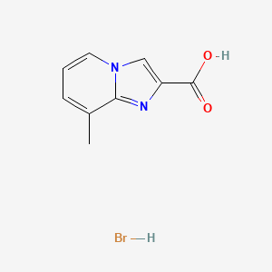 8-Methylimidazo[1,2-a]pyridine-2-carboxylic acid hydrobromide