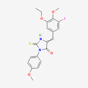 molecular formula C20H19IN2O4S B15148530 Agn-PC-0jzha3 CAS No. 5530-90-5