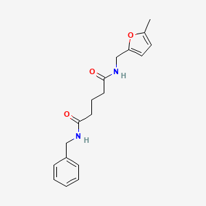 N-benzyl-N'-[(5-methylfuran-2-yl)methyl]pentanediamide