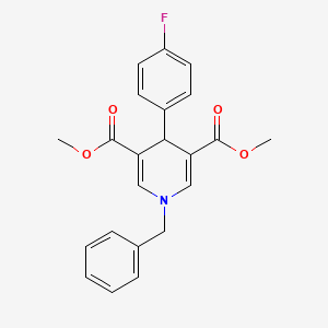 Dimethyl 1-benzyl-4-(4-fluorophenyl)-1,4-dihydropyridine-3,5-dicarboxylate