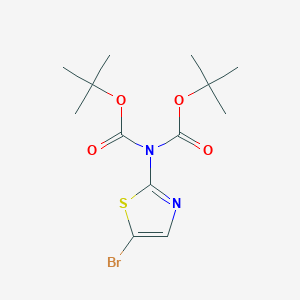 N-(5-Bromothiazol-2-YL)zazbis(biscarbonic acid bis-1,1-dimethylethyl ester