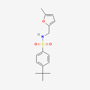 molecular formula C16H21NO3S B15148636 4-tert-butyl-N-[(5-methylfuran-2-yl)methyl]benzenesulfonamide 