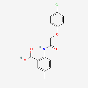 2-{[(4-Chlorophenoxy)acetyl]amino}-5-methylbenzoic acid