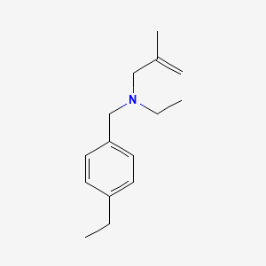 molecular formula C15H23N B15148677 N-ethyl-N-(4-ethylbenzyl)-2-methylprop-2-en-1-amine CAS No. 827333-03-9