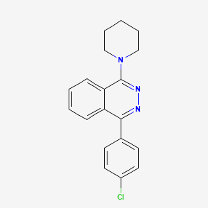 1-(4-Chlorophenyl)-4-(piperidin-1-yl)phthalazine