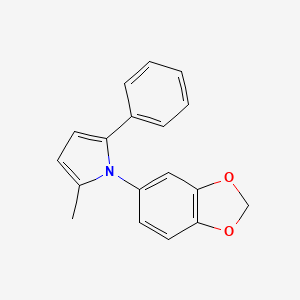 1-(1,3-benzodioxol-5-yl)-2-methyl-5-phenyl-1H-pyrrole