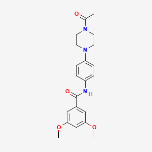 N-[4-(4-acetylpiperazin-1-yl)phenyl]-3,5-dimethoxybenzamide