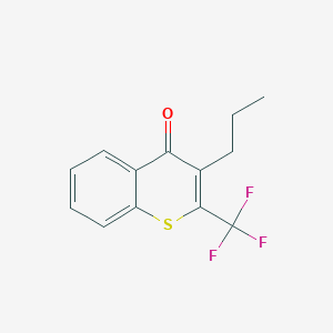 3-Propyl-2-trifluoromethyl-4H-thiochromene-4-one