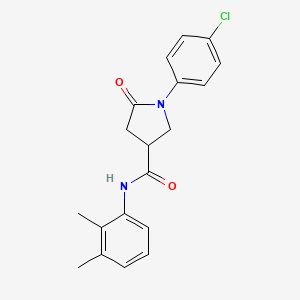 1-(4-chlorophenyl)-N-(2,3-dimethylphenyl)-5-oxopyrrolidine-3-carboxamide