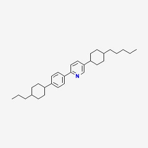 5-(4-Pentylcyclohexyl)-2-[4-(4-propylcyclohexyl)phenyl]pyridine