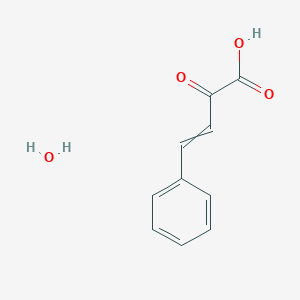 2-Oxo-4-phenylbut-3-enoic acid;hydrate