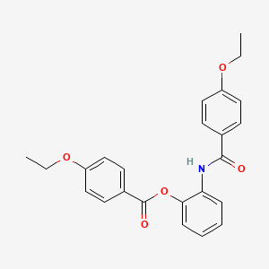 2-{[(4-Ethoxyphenyl)carbonyl]amino}phenyl 4-ethoxybenzoate