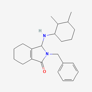 2-benzyl-3-[(2,3-dimethylcyclohexyl)amino]-2,3,4,5,6,7-hexahydro-1H-isoindol-1-one