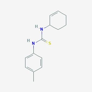 molecular formula C14H18N2S B15149143 1-Cyclohex-2-en-1-yl-3-(4-methylphenyl)thiourea 