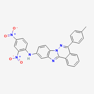 N-(2,4-dinitrophenyl)-5-(4-methylphenyl)benzimidazo[2,1-a]phthalazin-10-amine