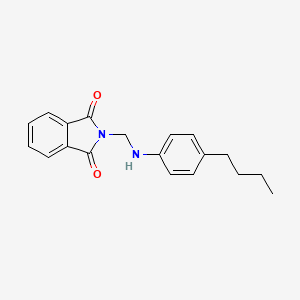 molecular formula C19H20N2O2 B15149171 2-{[(4-butylphenyl)amino]methyl}-1H-isoindole-1,3(2H)-dione 