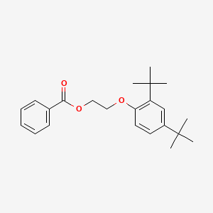 molecular formula C23H30O3 B15149194 2-(2,4-Di-tert-butylphenoxy)ethyl benzoate 