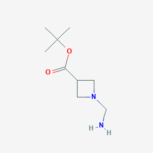 Tert-butyl 1-(aminomethyl)azetidine-3-carboxylate