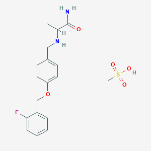 Ralfinamide mesylate