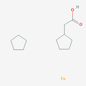 Cyclopentane; 2-cyclopentylacetic acid; iron