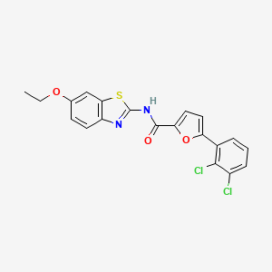 5-(2,3-dichlorophenyl)-N-(6-ethoxy-1,3-benzothiazol-2-yl)furan-2-carboxamide