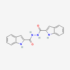 N'-(1H-Indole-2-carbonyl)-1H-indole-2-carbohydrazide