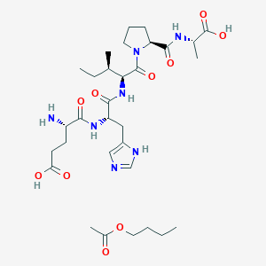 molecular formula C31H51N7O10 B15149285 Fibrinogen-Binding Peptide 137235-80-4(fb-acetate) 