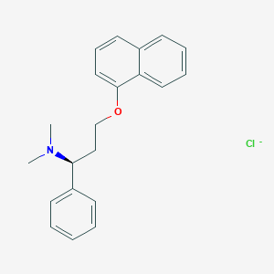 molecular formula C21H23ClNO- B15149333 Dapoxetine chloride 