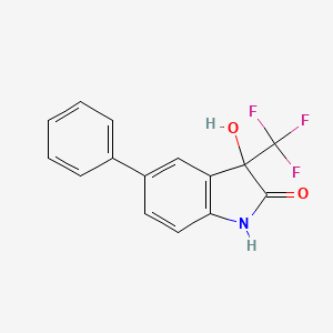 3-Hydroxy-2-oxo-3-trifluoromethyl-5-phenylindoline