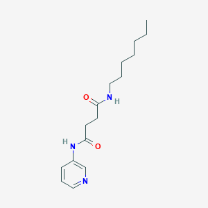 N-heptyl-N'-(pyridin-3-yl)butanediamide