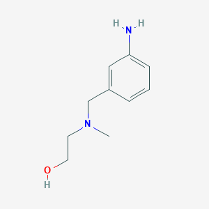molecular formula C10H16N2O B1514944 2-[(3-Aminobenzyl)(methyl)amino]ethanol CAS No. 738572-09-3