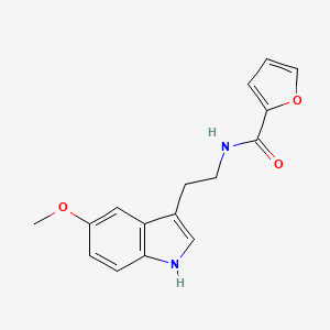 molecular formula C16H16N2O3 B15149441 N-[2-(5-methoxy-1H-indol-3-yl)ethyl]furan-2-carboxamide 