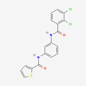 N-(3-{[(2,3-dichlorophenyl)carbonyl]amino}phenyl)thiophene-2-carboxamide