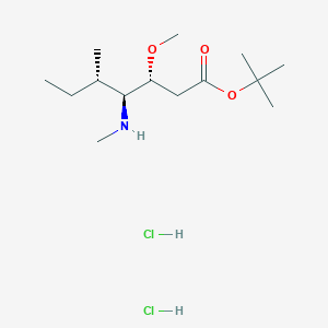 tert-Butyl (3R,4S,5S)-3-methoxy-5-methyl-4-(methylamino)heptanoate dihydrochloride