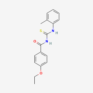 molecular formula C17H18N2O2S B15149519 4-ethoxy-N-[(2-methylphenyl)carbamothioyl]benzamide CAS No. 356076-37-4