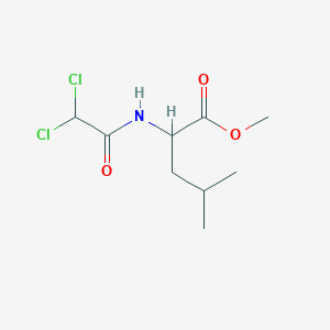 methyl N-(dichloroacetyl)leucinate