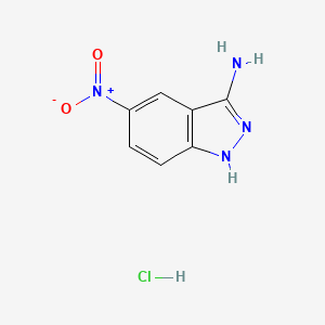 molecular formula C7H7ClN4O2 B15149530 3-amino-5-Nitro-1H-indazole hydrochloride 