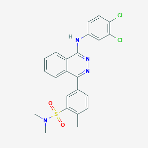 5-{4-[(3,4-dichlorophenyl)amino]phthalazin-1-yl}-N,N,2-trimethylbenzenesulfonamide