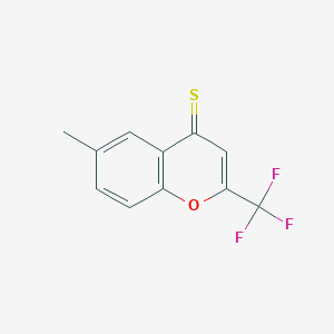 6-Methyl-2-trifluoromethyl-4H-chromene-4-thione