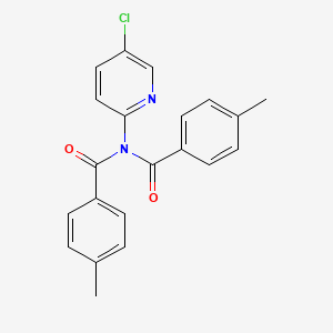 N-(5-chloropyridin-2-yl)-4-methyl-N-(4-methylbenzoyl)benzamide