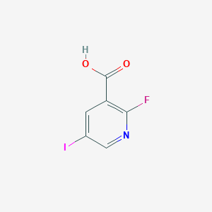 molecular formula C6H3FINO2 B15149710 2-Fluoro-5-iodonicotinic acid 