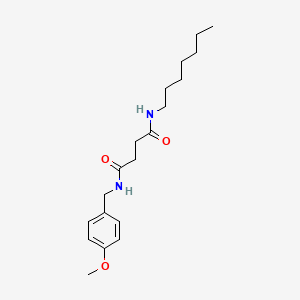 N-heptyl-N'-(4-methoxybenzyl)butanediamide