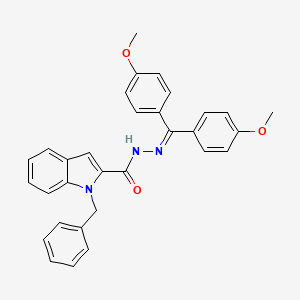 1-benzyl-N'-[bis(4-methoxyphenyl)methylidene]-1H-indole-2-carbohydrazide