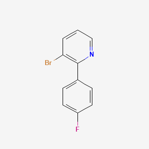 molecular formula C11H7BrFN B1515014 3-Bromo-2-(4-fluorophenyl)pyridine 